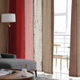 thumbnail image 4 of Red Pink Semi Sheer Curtains 108 Inch Length 2 Panels Set, Farmhouse Wood Grain Vintage Brown Striped Sheer Kitchen Curtain Privacy Voile Window Curtain for Living Room Bedroom Rod Pocket Drapes, 4 of 7