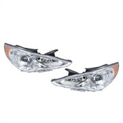Headlights Assembly Replacement for 2011-2014 Hyundai Sonata Headlights Pair Left and Right Side (Passenger Driver Side)