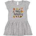 thumbnail image 3 of Inktastic Happy Thanksgiving Fall Leaves Girls Toddler Dress, 3 of 5