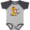 thumbnail image 3 of Inktastic 1st Birthday Giraffe Boys or Girls Baby Bodysuit, 3 of 5