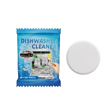 Dishwasher Cleaner Tablets, Deep Cleaning Descaler Pods for Dish Washer Machine, Heavy Duty, Natural Limescale Remover, Dishwasher Cleaner Gloss Cleaner Degrease and Stain Removal