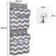 thumbnail image 5 of Organizador colgante sobre la puerta, bolsa de almacenamiento para el baño impermeable con almacenamiento de labios, armario de ropa, armario de almacenamiento de tela, 5 of 5