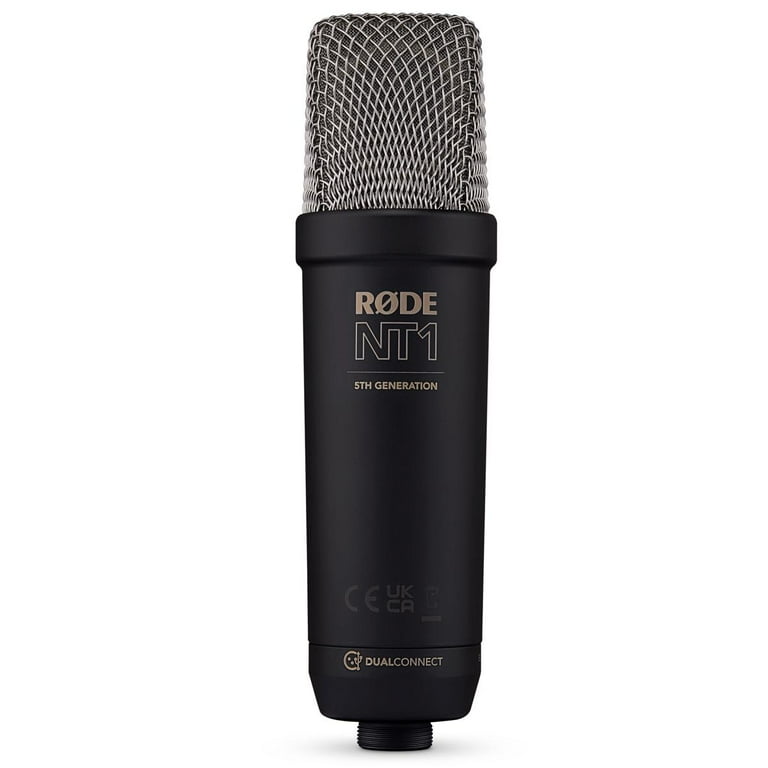 Rode NT1 5th Generation Hybrid Studio Condenser Microphone, Black