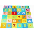 thumbnail image 1 of BalanceFrom 36-Pack 12”x12” Interlocking Puzzle Play Mat, 0.4” Thick, Alphabet & Numbers, 1 of 5