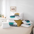 thumbnail image 4 of YST Geometric Bedding Comforter Sets 7Pcs Vintage Minimalism Abstract Polka Dots Comforter Set, Full, 4 of 4