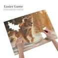 thumbnail image 2 of 1000-Piece Wooden Jigsaw Puzzle for Adults - Running Dog Snowy Day , Fun & Challenging Brain Teaser, Stylish Home Decor & Unique Gift, 2 of 7