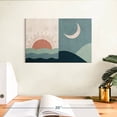 thumbnail image 3 of Elephant Stock Boho Sunrise And Sunset Ii Wall Art - Horizontal Canvas Wall Art - Living Room Wall Decor - Nature Canvas - Beige And Orange Decor - 12" x 8", 3 of 8