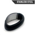 thumbnail image 4 of Gourmet Garlic Press Rocker - Stainless Steel Garlic Press, Versatile Garlic Crusher, Easy to Use and Store Garlic Mincer – Effortless Cleanup and Dishwasher Safe Garlic Grater (Black), 4 of 6