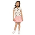 thumbnail image 4 of Disney Girls Minnie Mouse Printed Bow Tee with Embroidery, Sizes 4-16, 4 of 8