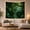 Emerald Jungle, variant on Waterfall Above an Emerald Pool Within a Mossy Rainforest, Peaceful Fantasy for Nature Lovers, Forest Wall Art, Housewarming Gift, Tapestry Wall Hanging for Bedroom and Den