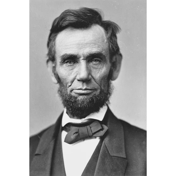 24x36 gallery poster, President Abraham Lincoln, November 8, 1863, eleven days before Gettysburg Address
