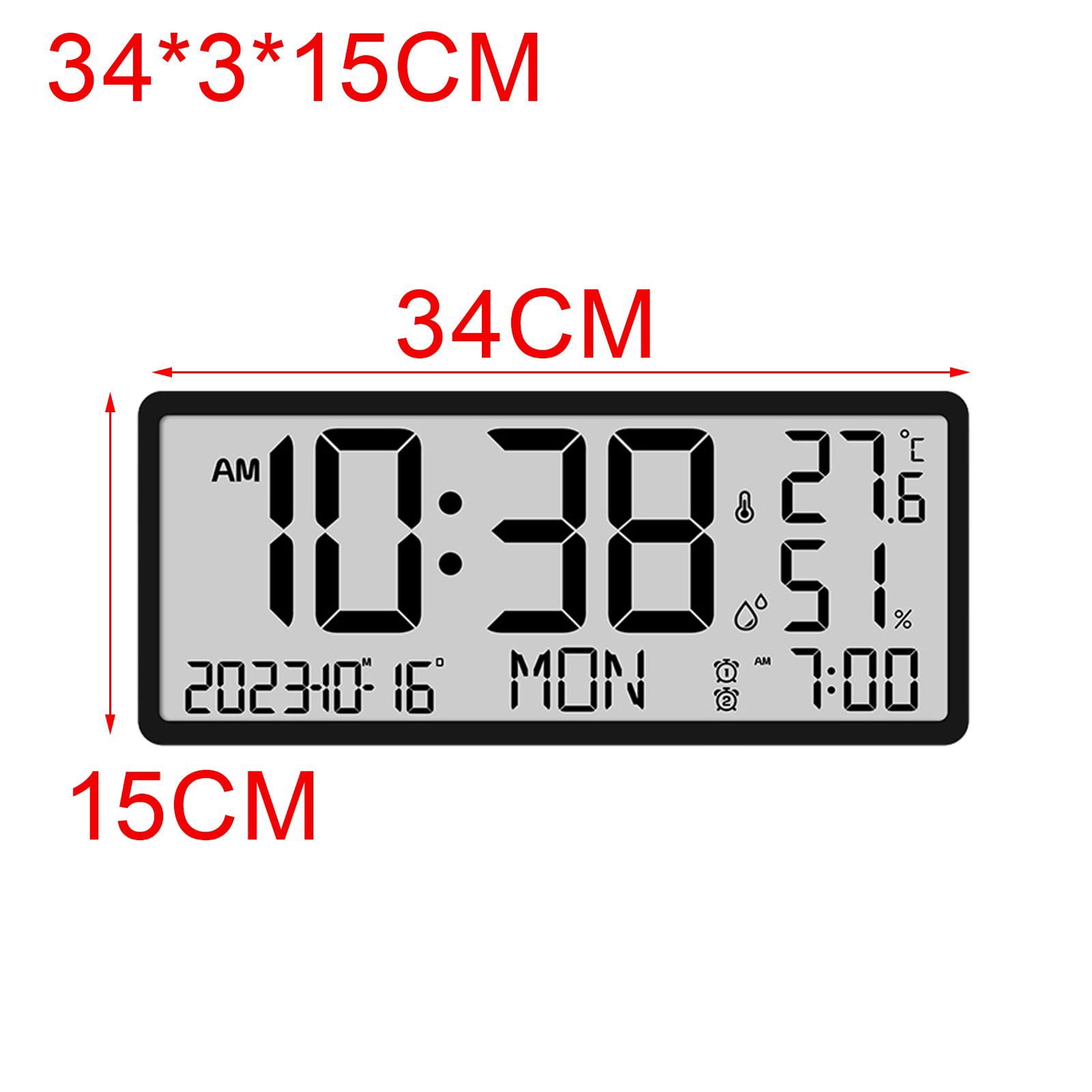 Reloj Digital Hora Pantalla Inicio Reloj De Pared Digital Grande