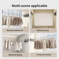 thumbnail image 4 of Retractable Twin Clothesline, Wall Mounted Stainless Steel Clothes Dryer, 6.7 ft, 4 of 8
