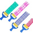 thumbnail image 4 of Tholdsy 24 unids/set niños acuarela esponja pintura garabatos pinceles con mango de plástico DIY delantal paleta Kit juguetes de aprendizaje Juguetes Educativos, 4 of 6