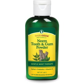 Tooth Powder - TheraNeem Tooth & Gum Powder - Mint Organix South 40 g Powder