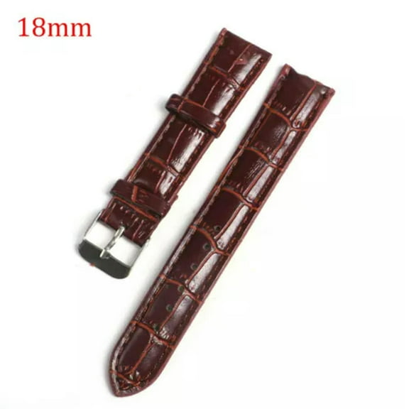 14/16/18/20/22mm PU Leather Watch Strap Watch Band Universal Replacement Strap