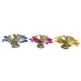 thumbnail image 3 of Prisha India Craft Diya for Puja, Lotus Brass Diyas Oil Lamp Pooja, Gift Idea, Set of 6, 3 of 3