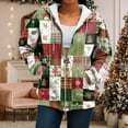 thumbnail image 5 of zaveiop Ugly Christmas Hoodies Women Xmas Tops Zip up Hooded Sweater Funny Christmas Vacation Sweatshirt Graphic Hoodies Cardigan (Z-Green, M), 5 of 7