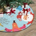 thumbnail image 3 of FMSHPON Christmas Roundelay Xmas Christmas Tree Skirt Stand Mat for Holiday Party Decoration Indoor Outdoor 48 inches, 3 of 3