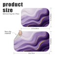 thumbnail image 3 of Purple and Gold Marble Pattern Bath Mat Set Of 2,Non-Slip Rug for Bathroom,Kitchen,Bedroom,Entrance, 30x17 and 23.5x15.7 Inches, 3 of 5