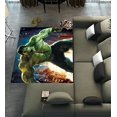 thumbnail image 1 of DEYOU Incredible Hulk Area Rugs 5 x 7ft Floor Carpet Mat for Living Dinning Room Bedroom Kitchen Hallway Office Decor, 1 of 6
