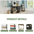 thumbnail image 4 of Uforic Laundry Storage Shelves with Hamper, Washer & Dryer Storage Rack, Brown, 4 of 8