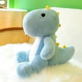 thumbnail image 1 of 25/30/40/50cm Cute / Soft / Cartoon / Dinosaur Plush Toy / Colorful Candy Color Dinosaur Doll / Children's Birthday Giftblue40cm Deng Xun unisex, 1 of 2