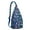Blue-2, variant on Boho Seashell Sling Backpack – Tropical Nautical Hiking Daypack with Watercolor Shells & Coral Design, Lightweight Waterproof Travel Bag for Beach, Coastal Trips & Outdoor Adventures
