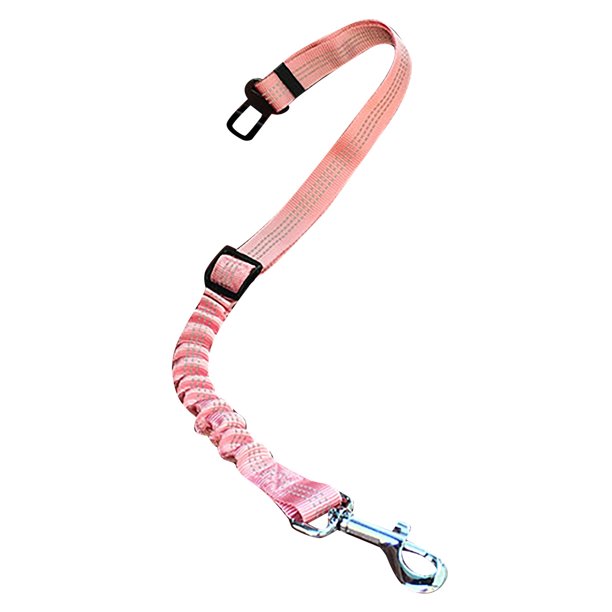 Cinturones para mascotas en el coche Accesorios para mascotas Cinturones elásticos reflectantes para perros Cinturones telescópicos