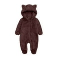 thumbnail image 4 of Family Christmas Pajamas Matching Sets Romper Warm Windproof Cat Hooded Jumpsuit Personalized Christmas Pajamas, 4 of 5