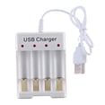 thumbnail image 2 of Chargeur de Pile Rechargeable AA AAA Portable de Haute Qualité à 4 Fentes Alimentation USB, 2 of 7