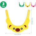 thumbnail image 5 of 3pcs Baby Bathing Cap Eva Adjustable Kids Shower Cap Shampoo Shower Protection Hair Wash Shield For Kids, 5 of 5