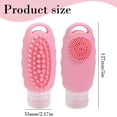 thumbnail image 3 of Travel Bottles for Toiletries,Leak Proof Refillable Squeezable Containers,Multi‑Functional Silicone Toiletry Bottle with Massage Nubs,Silicone Travel Lotion Dispenser,Liquid Silicone Squeeze Holder, 3 of 4