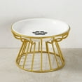 thumbnail image 3 of Raised Ceramic Cat Dish with Metal Stand Elevated Pet Feeder Bowl for Indoor Cats and Small Dogs Whisker Friendly Vomit Prevention Hygienic Design, 3 of 3
