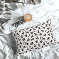 thumbnail image 5 of Fuzoiu Poodle Dog Print Pillow Case with Hidden Zipper,Pillow Covers,Soft and Comfortable Pillowcase-20"x30", 5 of 6