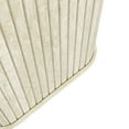 thumbnail image 4 of STYLIVIA 15" Fluted Pedestal Square End Table Modern Wood Design Travertine 21.9" H, 4 of 11