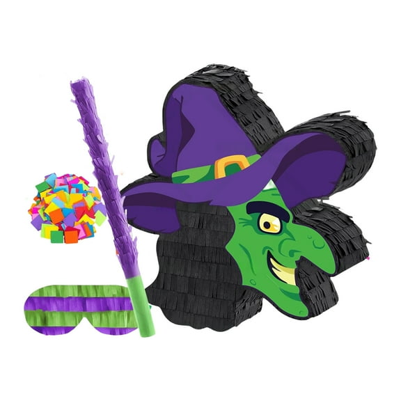 Festival Witch Themed Piñatas With Candy Fillings For Halloween Party Decorations Kids Smashing Game for Children