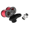 thumbnail image 2 of Multifunction Motorcycle Phone Charger Dual USB Waterproof Power Adapter(Red ), 2 of 9