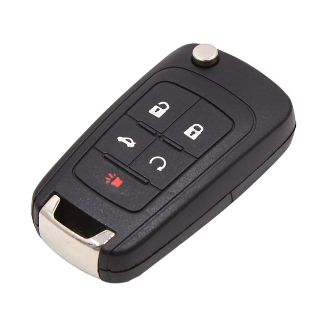 Unique Bargains 5 Button Uncut Key Fob Flip Remote Case Shell Replacement for Chevrolet Camaro