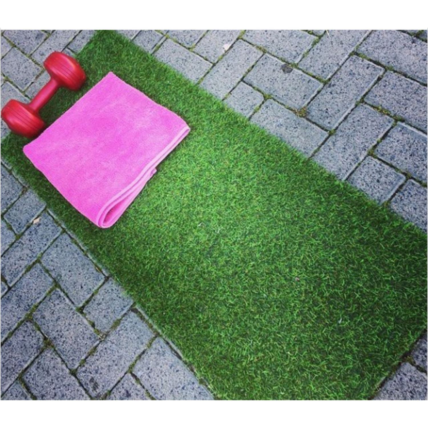 Synthetic Landscape Artificial Grass Turf Fake Grass Floor Mat Garden Lawn Yard 