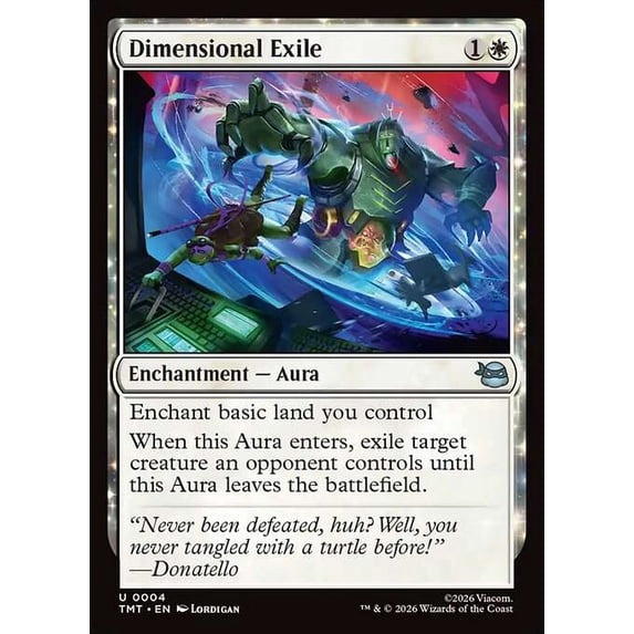 MtG Teenage Mutant Ninja Turtles Uncommon Dimensional Exile #4