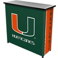 thumbnail image 1 of Trademark MIA8000-TXT Université de Miami Bar Portable avec Étui - Texte, 1 of 1