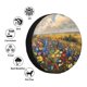 thumbnail image 4 of Fotbe Vibrant Wildflower Meadow Funda de Llanta de Repuesto con Estampado, Engrosada, Ajuste Universal para Jeep, Remolque, RV, SUV, Camión-17 inch, 4 of 6