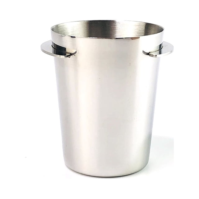 Yuarrent Taza dosificadora de café en polvo, recipiente de acero inoxidable con buen sellado, tapa, portafiltro, suministros de viaje, barra de cocina, Juegos de servir café y té Color Acero 51 mm Yuarrent HA066176-02