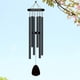 thumbnail image 1 of Campanas de viento para exteriores Decoración grande Tonos de melodía relajantes Campanas de viento para exteriores (aluminio recubierto de negro de 32 pulgadas), 1 of 3