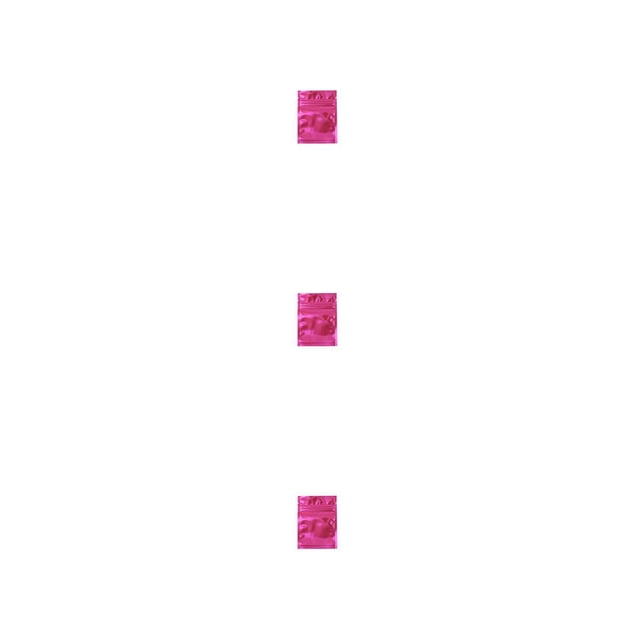 Bearachild 100 Uds bolsa de papel de aluminio a prueba de fugas para el hogar soportes de polvo cosmético Ziplock bolsas de embalaje contenedor rosa Type1 NO1 Bearachild CBP320735