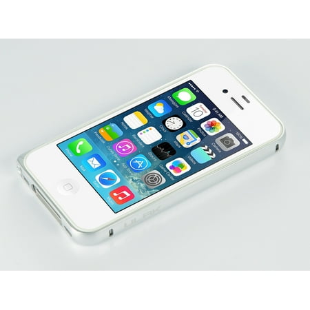 Iphone 4 Metal Cases For Guys ULAK Slim Lightweight Aluminum Metal Protective Frame Bumper Case for iPhone 4 4S without Back Panel ()