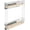 Maple, variant on Rev-A-Shelf 5322-Bcsc-5 Contemporary 6"W X 22-1/4"H Two Tier Sold Shelf Surface Pull Out
