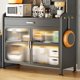 thumbnail image 3 of Luxury Kitchen Sideboard Modern Wardrobes Space Saving Futuristic Closet Sideboard Filing Muebles De Cocina Home Furniture My Lux Decor Round, 3 of 17