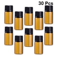 thumbnail image 2 of 30 piezas de 5 ml de mini botellas de frasco de vidrio ámbar y tapa para aceites esenciales Saco de muestra de laboratorio de química, 2 of 5